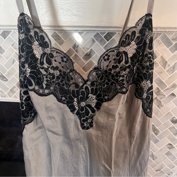 Vintage Victoria Secret Silk Sleep Slip Dress - Picture 4 of 5